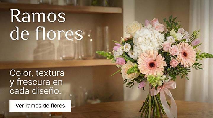 Ramos de flores variadas y artesanales para regalar en Palma de Mallorca